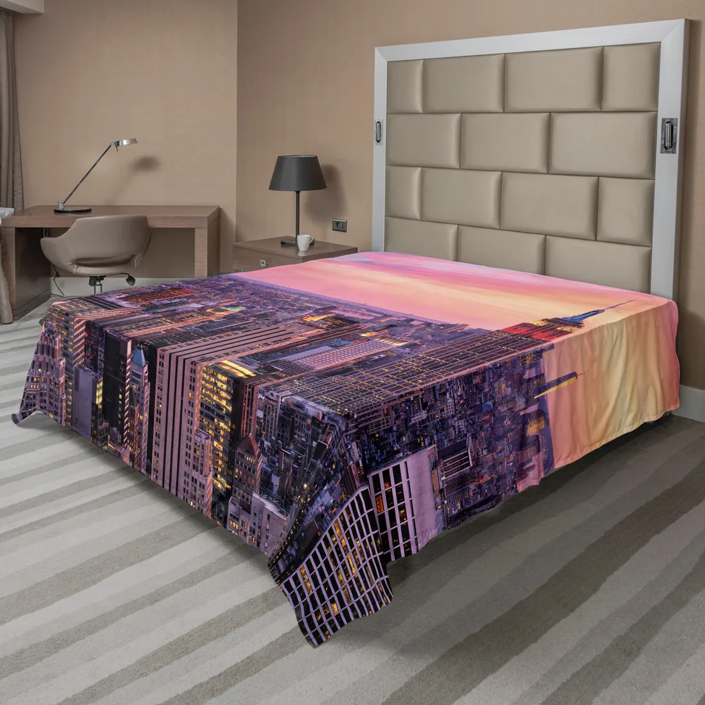ABAKUHAUS Moderno Lenzuolo con Angoli, Quadrati Grigi Ombre, Comodo e Morbido Tessuto Decorativo da Letto Tasca Elastica a Tutto Tondo, 160 cm x 200 cm, Charcoal Grey Bianco