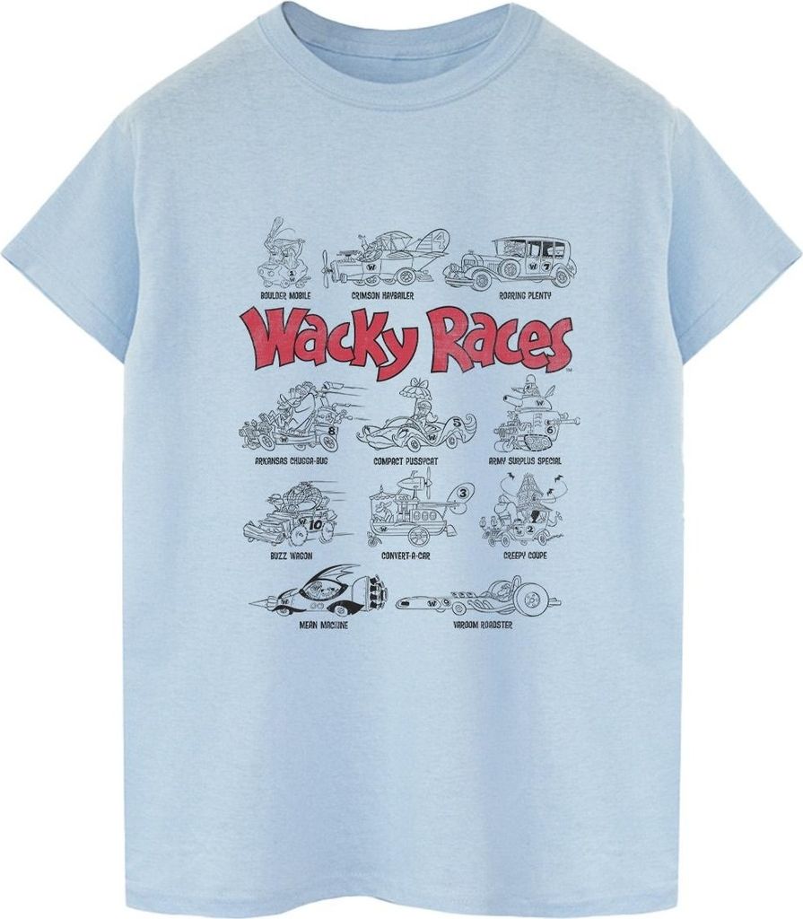 Wacky Races - T-Shirt für Herren BI48991 (S) (Babyblau)
