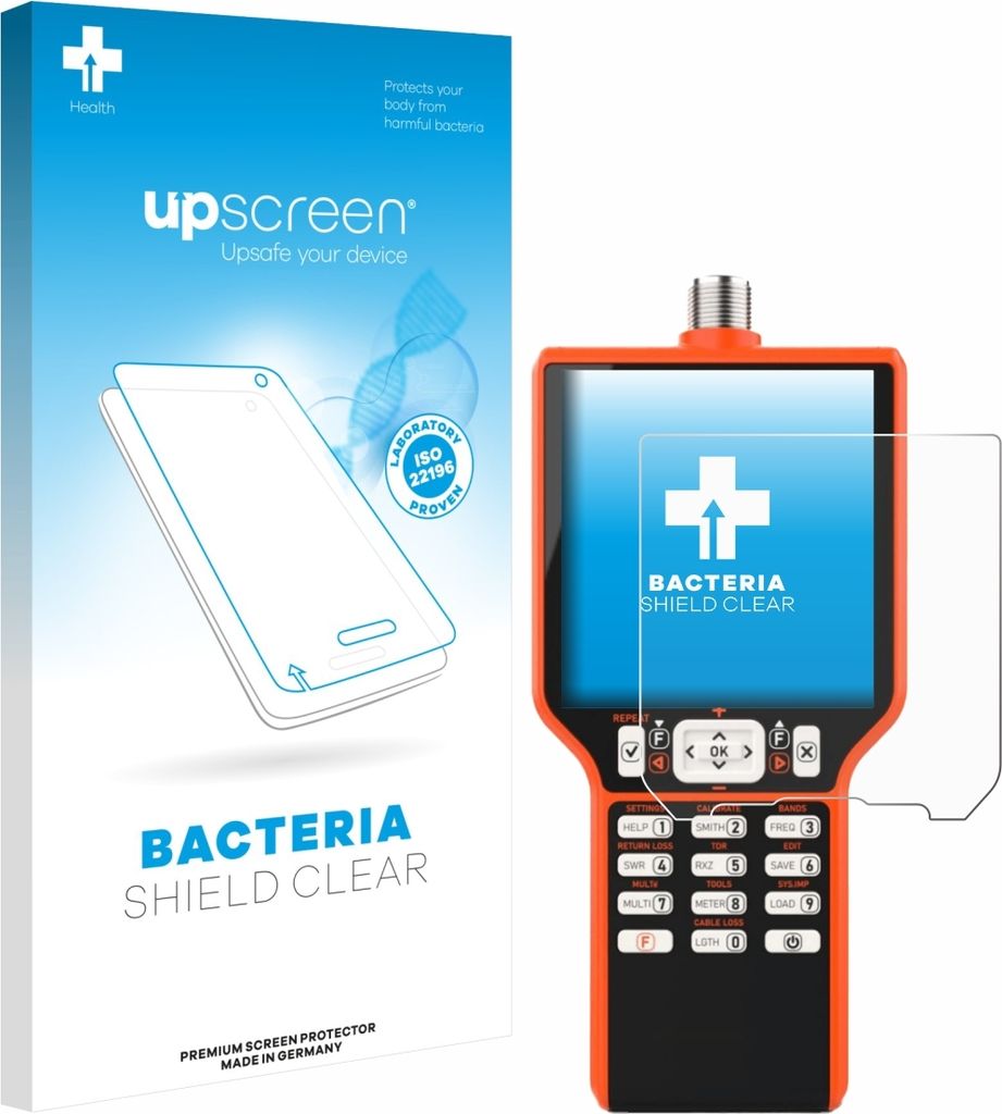 upscreen Schutzfolie für RigExpert MATCH Displayschutz Displayschutzfolie Folie Klar antibakteriell