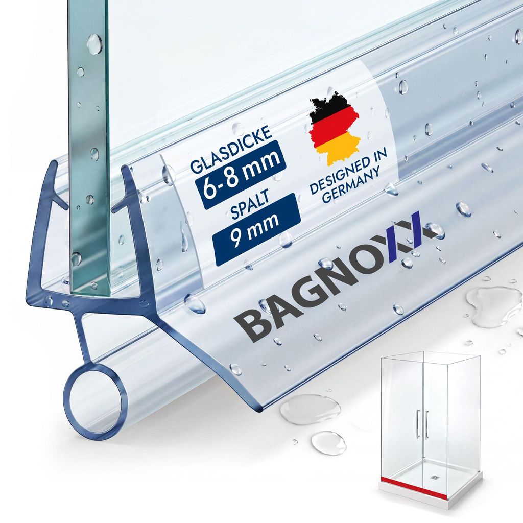 Bagnoxx Duschdichtung 1m, Schleiflippendichtung für Produktbild 