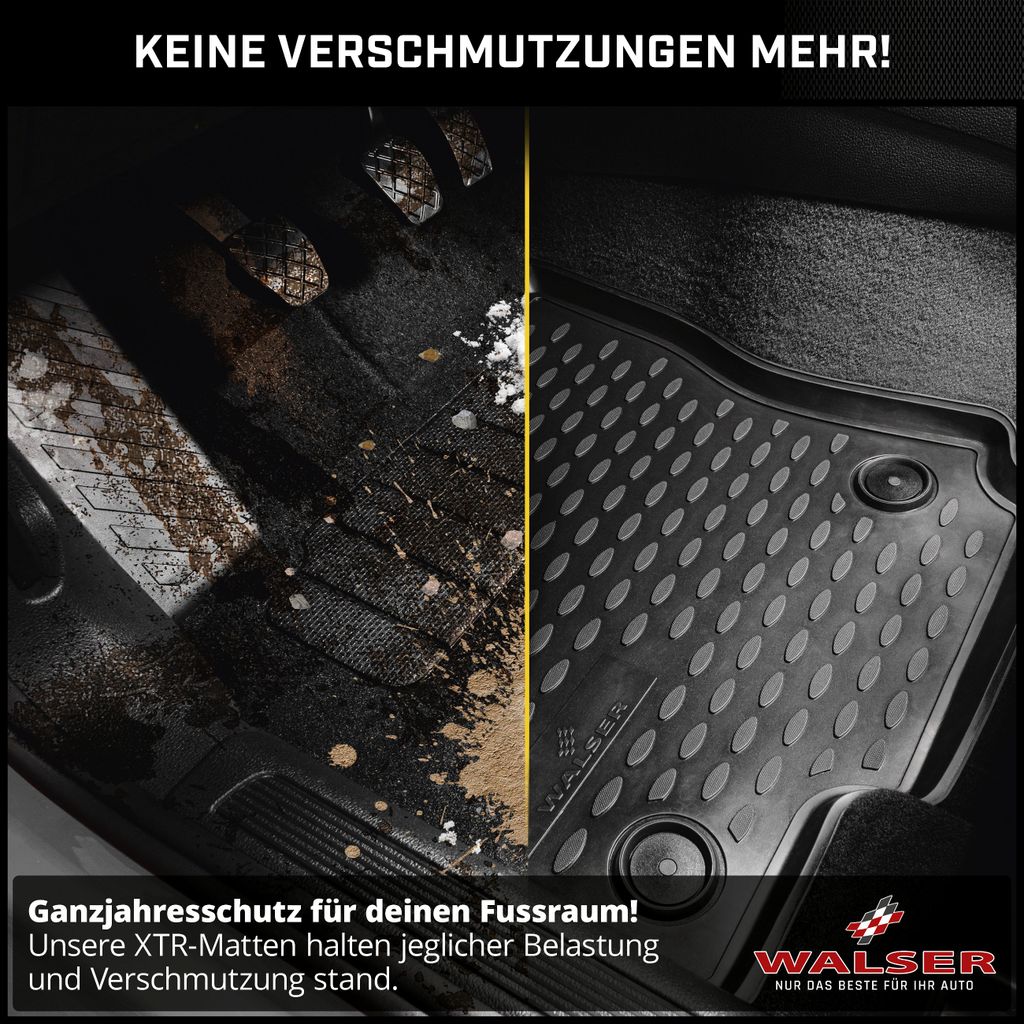 WALSER Kofferraummatte »XTR«, VW, Tiguan Allspace, SUV, für VW