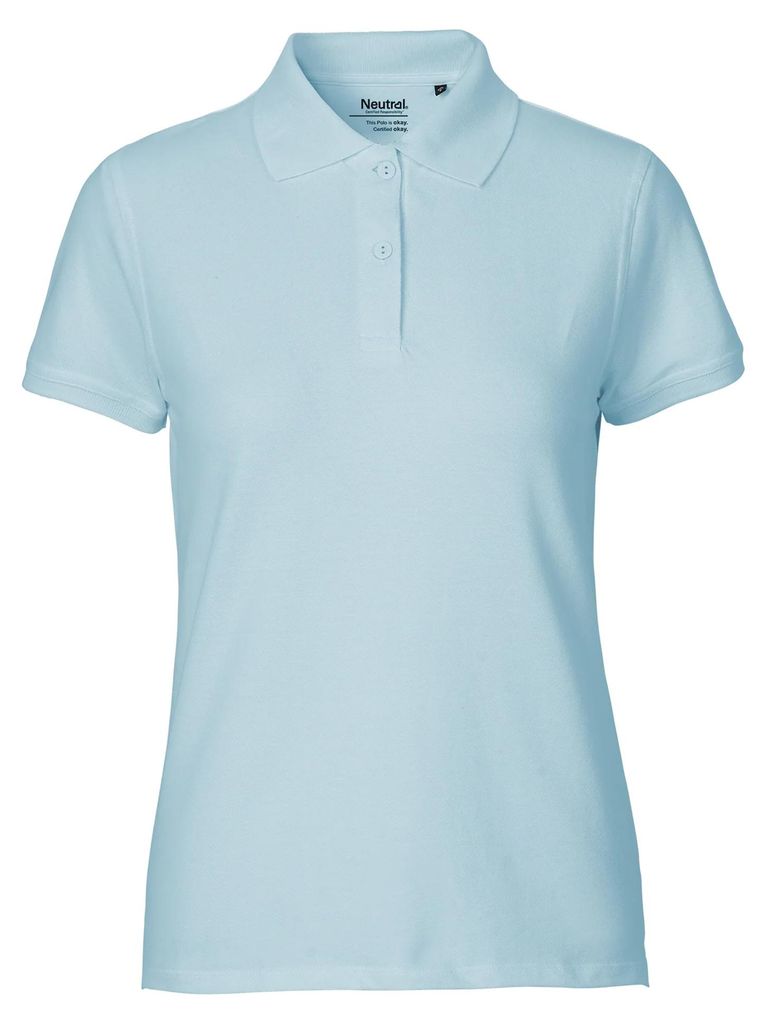 Neutral - "Classic" Poloshirt für Damen LT3881 (S) (Hellblau)
