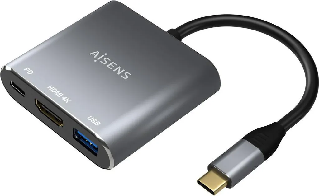 Adaptateur Multidiffusion USB-C vers HDMI et USB A pour MacBook et PC