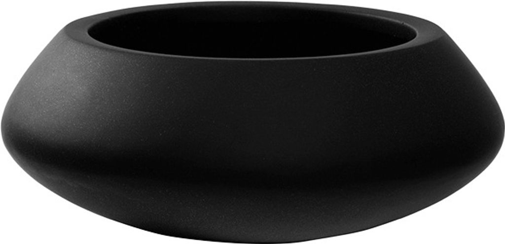 Keramiktöpfe Pflanzschale Tara Schwarz D 30 cm H 12 cm Produktbild 