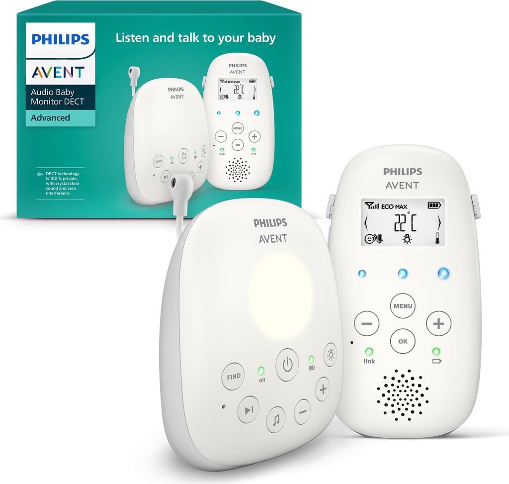 Philips AVENT SCD713/26, bereik 330 meter, 50 meter, 330 Productafbeelding 