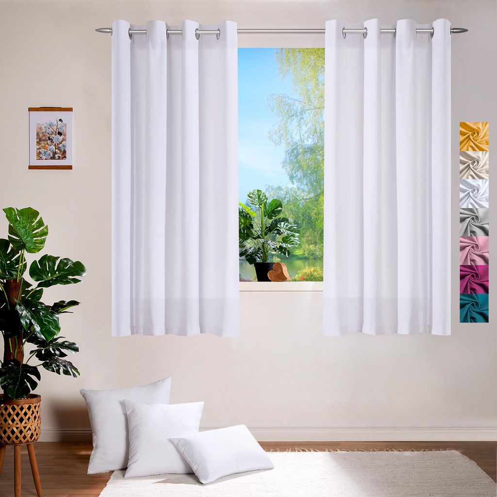 heimtexland ® Dekorační závěs bavlněný dekorační šátek Obrázek produktu 