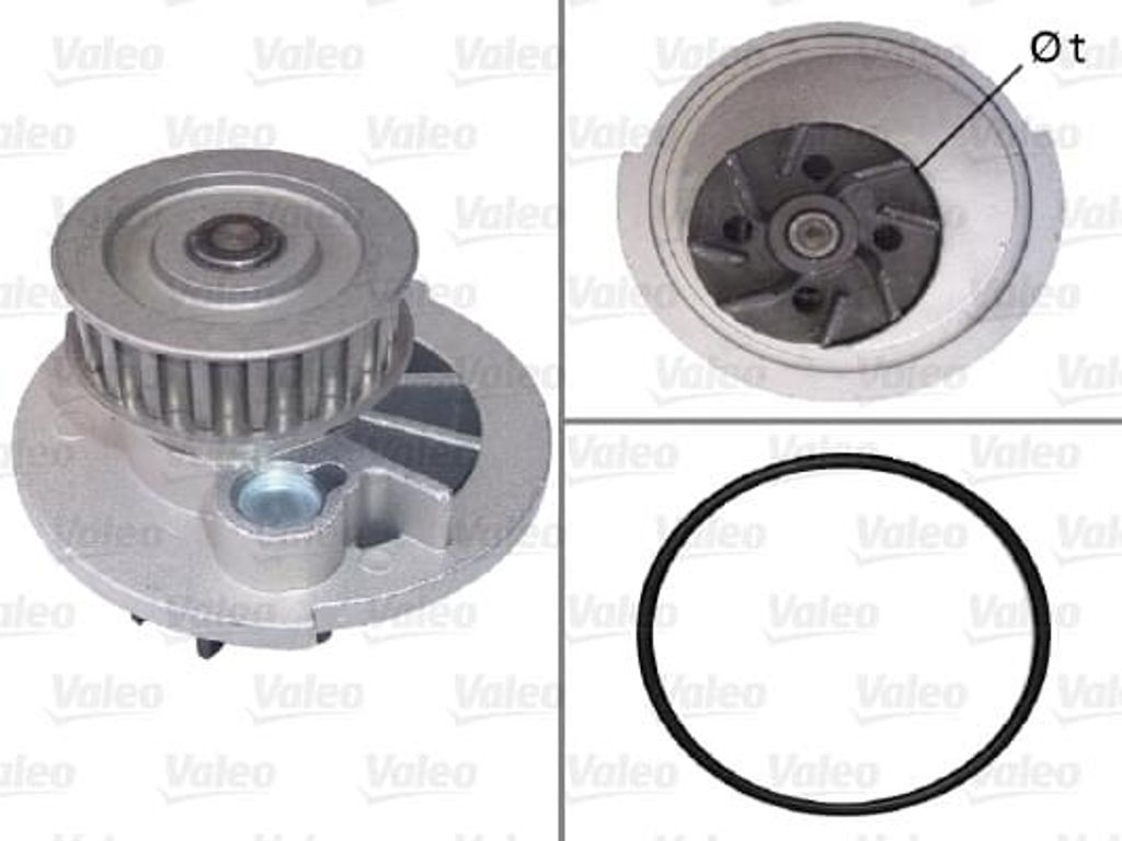 VALEO Kühlmittelpumpe Wasserpumpe für OPEL Meriva A (X03) 506785