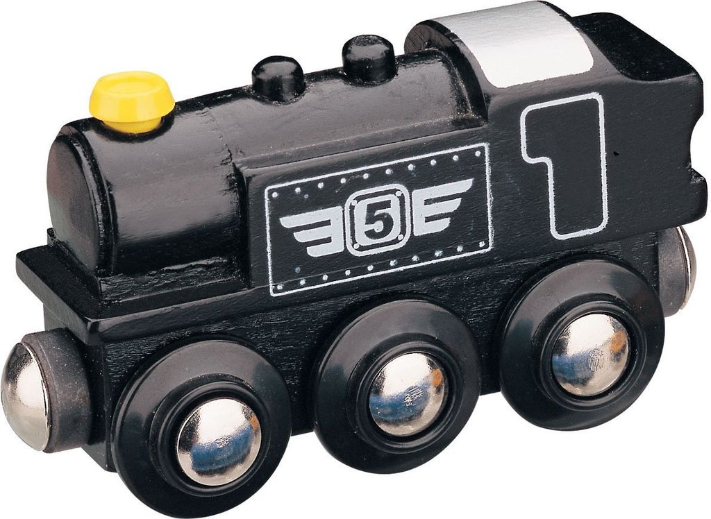 Locomotiva a vapore nera Immagine del prodotto 