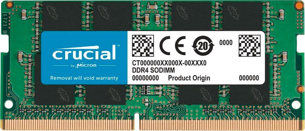 Crucial 16Gb 2x 8GB 1600 MHz RAM paměť DDR3L RAM 204pin Obrázek produktu 