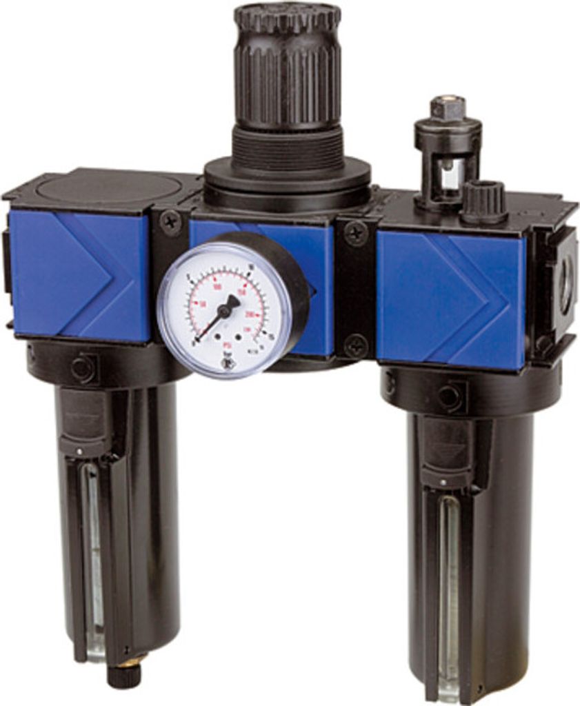 Riegler Wartungseinheit 3-tlg. »variobloc«, Metallbehälter, BG 2, G 1/2