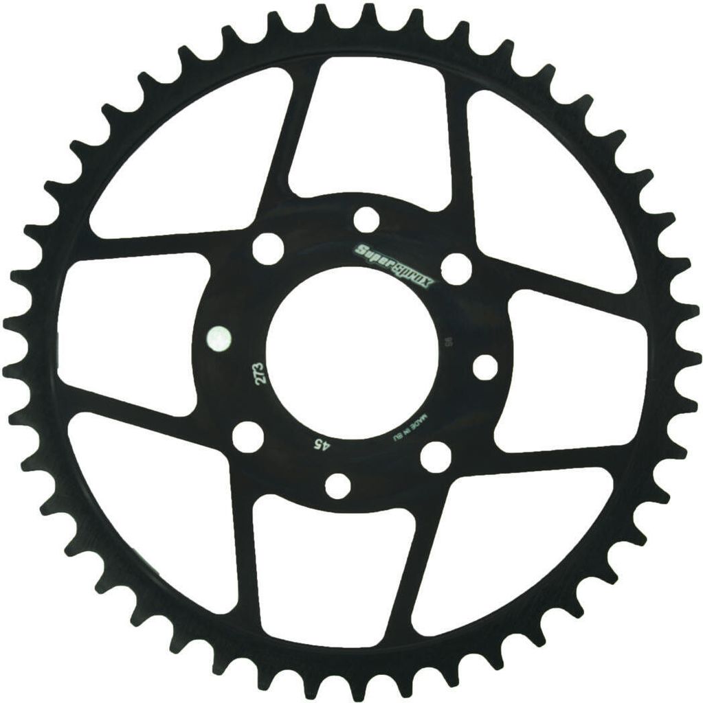 Supersprox Kettenrad 520 LK 90,0mm Ø 58mm 45Z 4-Loch Stahl schwarz