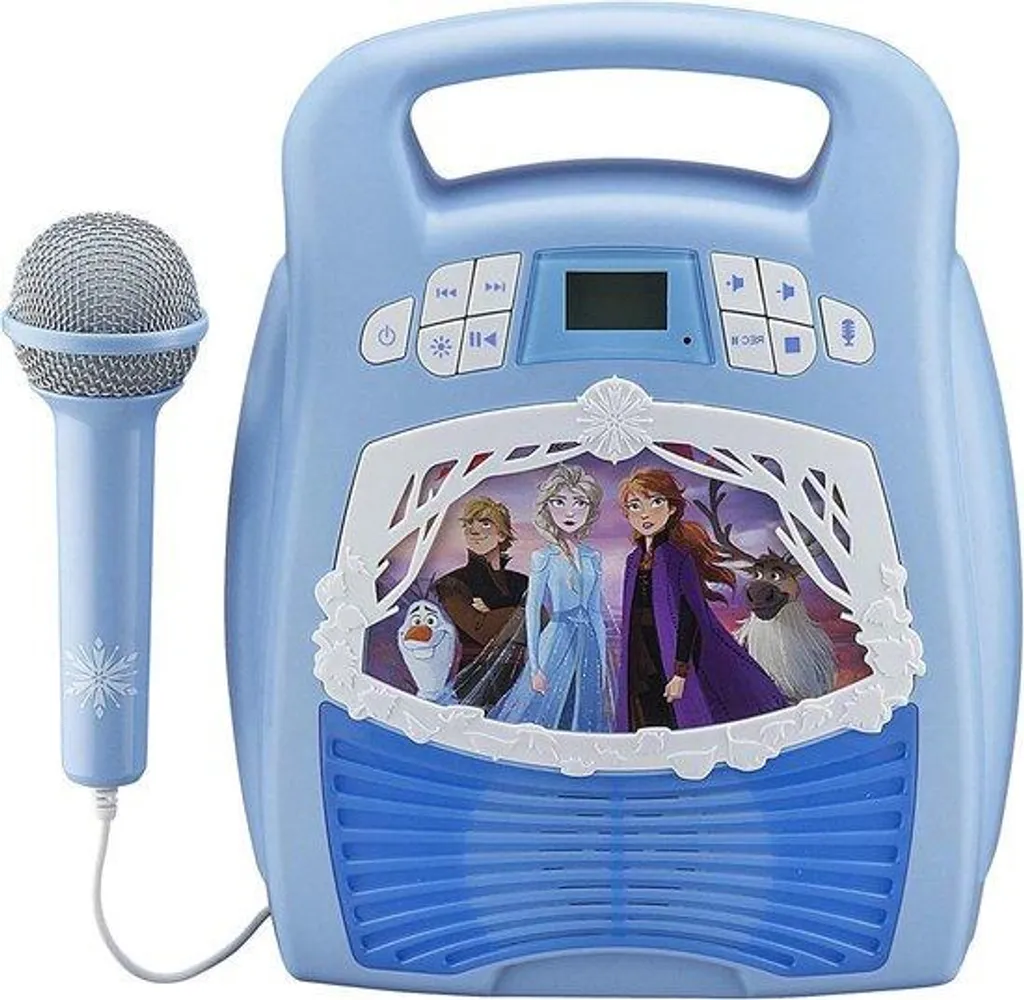 Ensemble Karaoké Enfant avec Bluetooth et Micro pour Chanter en Musique LED