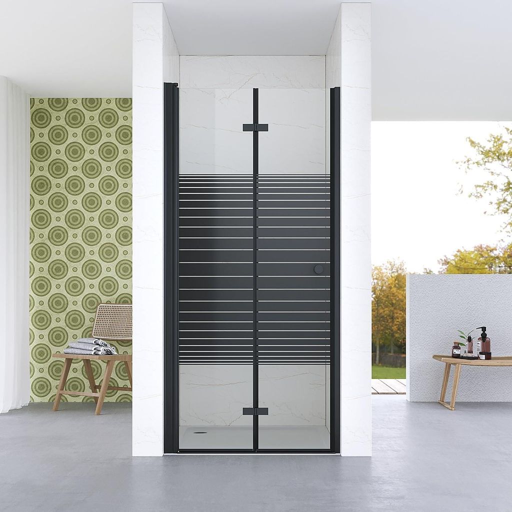 Nischentür 80x187cm Duschkabine Falttür 5mm Produktbild 