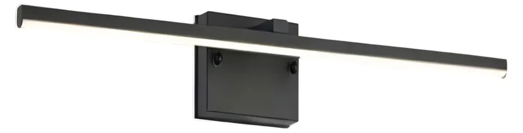 Applique murale LED Lowell Reality noire 9W blanc neutre 60cm IP44