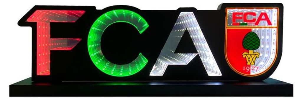 FC Augsburg FCA-Mirror LED Licht Produktbild 