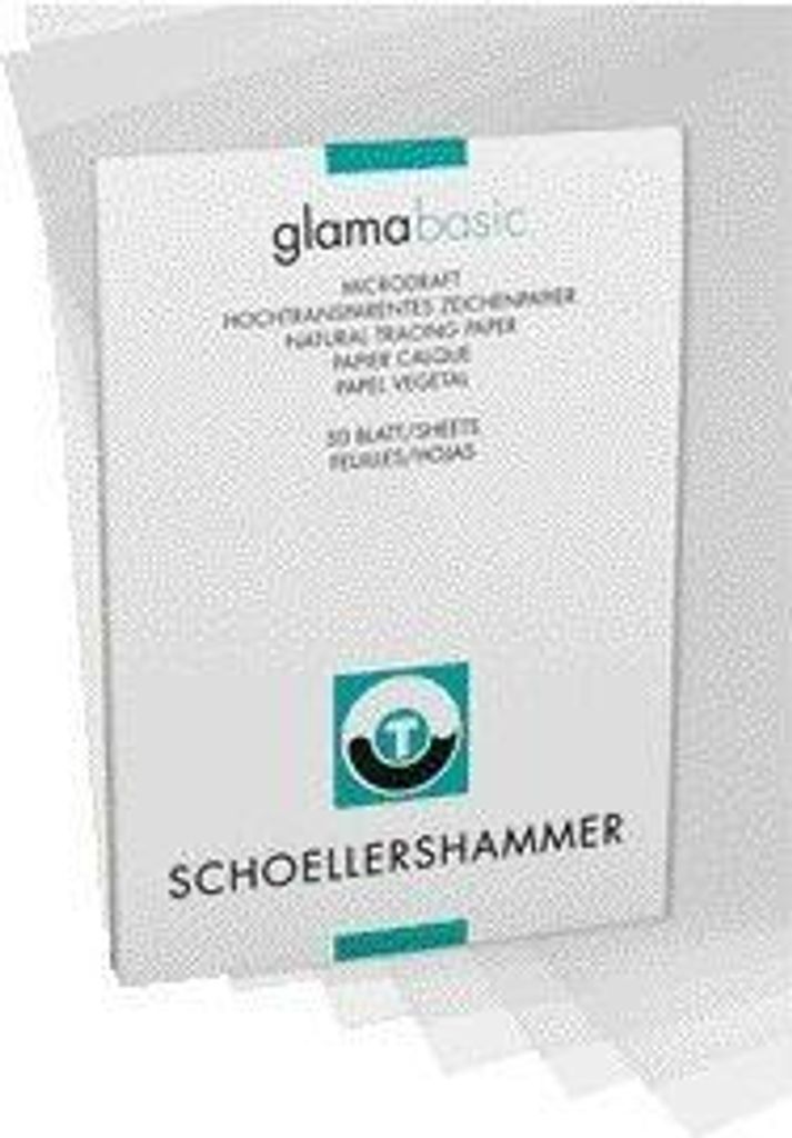 Schoellershammer - Designblock A4 90-95gr transparent 50 Blatt | 10 Stück