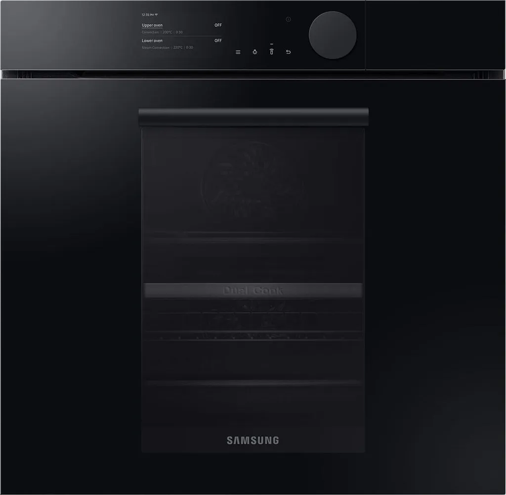 Samsung NV75T8879RK/EG Infinite Dual Cook Steam Pyrolyse Backofen Schwarz