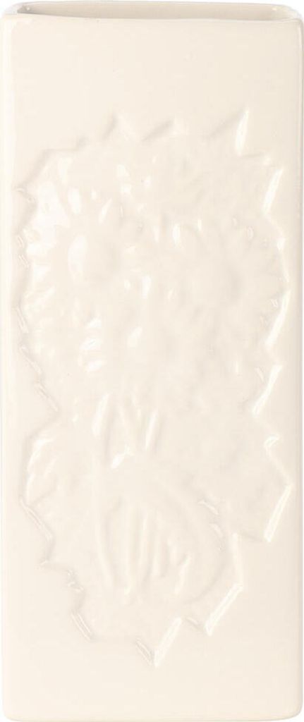 Luftbefeuchter aus Keramik, weiß mit Blumen-Motiv Produktbild 10