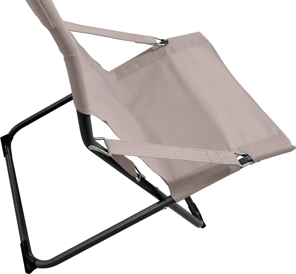 Sdraio Rebecca Mobili Tamatim Pieghevole Beige Grigio | Comfort Esterno - 5