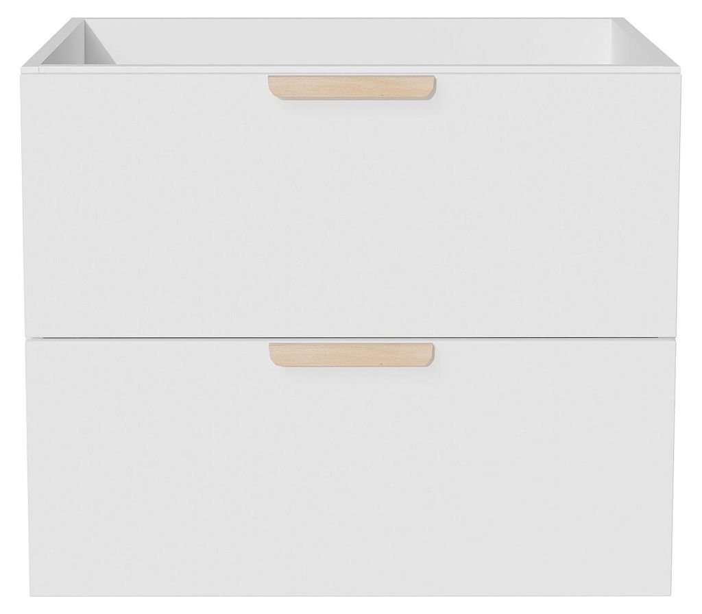 Hängender Waschtischunterschrank – Weiß – B60 cm – AVORELI