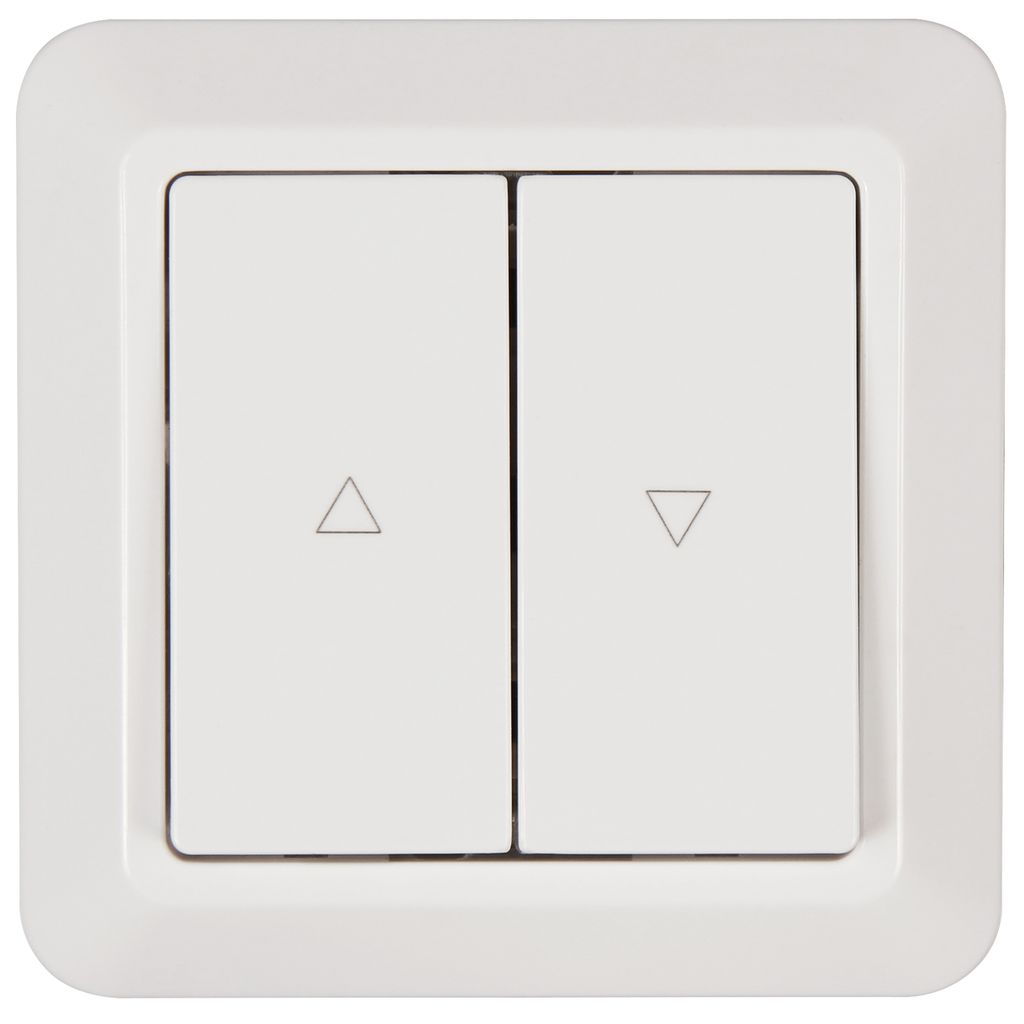 Jalousie-Taster Weiß Unterputz Rollladentaster Rolloschalter Markisenschalter UP