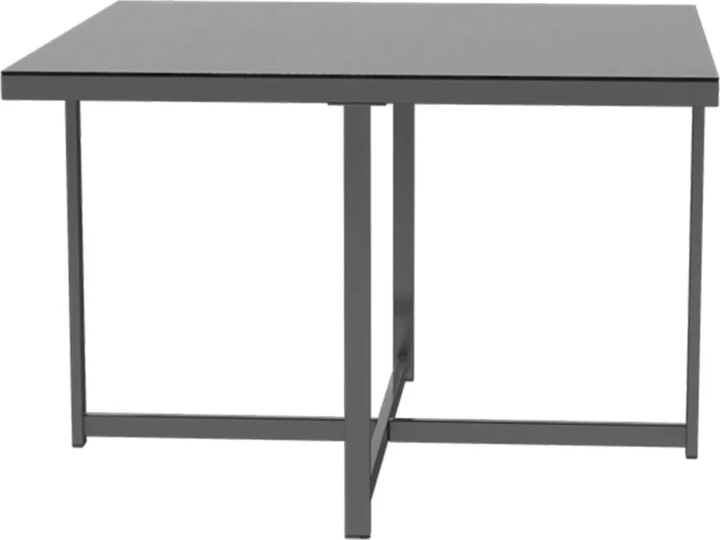 Table de jardin 4 places en alu pour repas sur balcon et cour