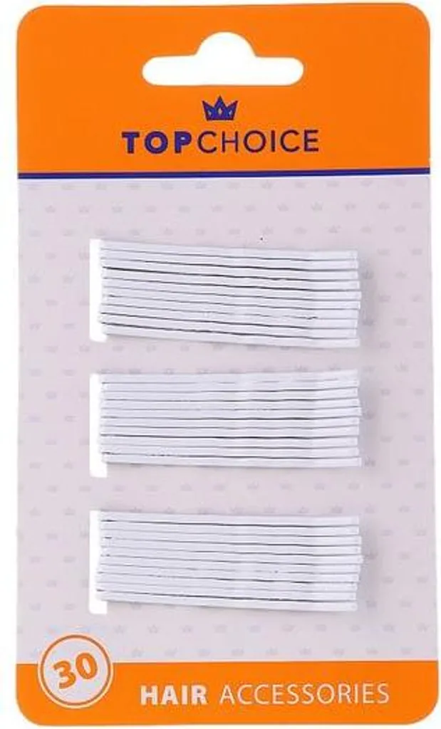 Fermagli Capelli Bianchi Top Choice 30 pz - Uso Professionale