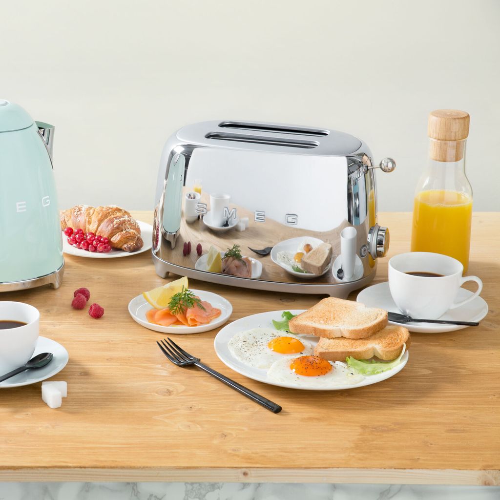 Smeg TSF01SSEU chrom 2-Scheiben-Toaster  950 Watt  Produktbild 18