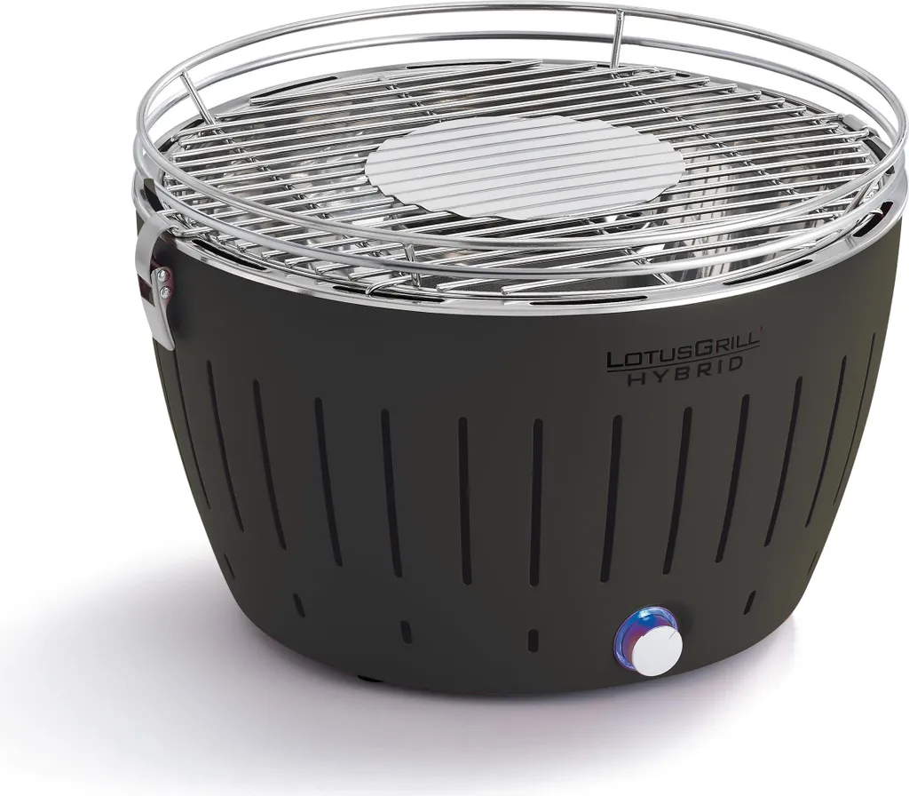 LotusGrill Gril d'extérieur hybride portable au charbon de bois 34cm