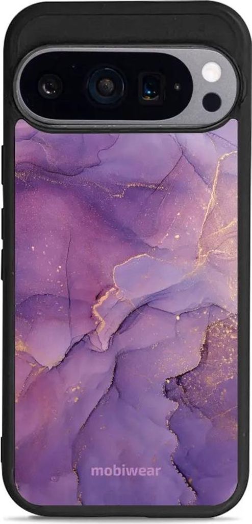 Handyhülle für Google Pixel 9, Mobiwear Glossy Case, Violett
