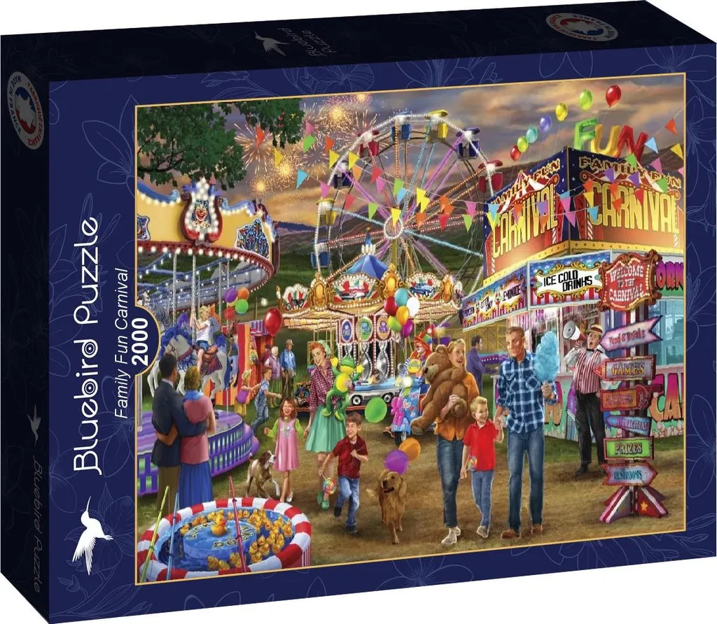 Puzzle 2000 pièces Carnaval Bluebird : haute précision et couleurs vives - 2