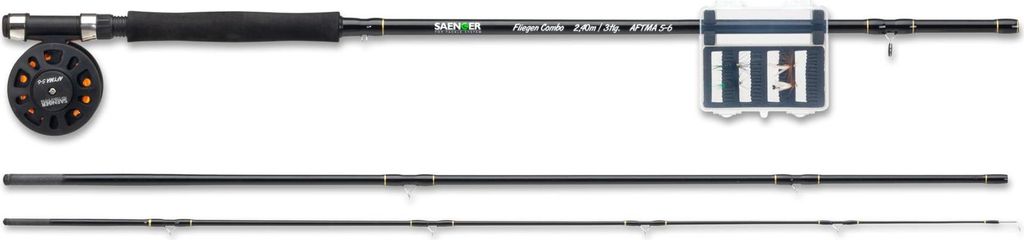 SAENGER Fliegen Combo 2,40m/3tlg. AFTMA 5-6 Produktbild 