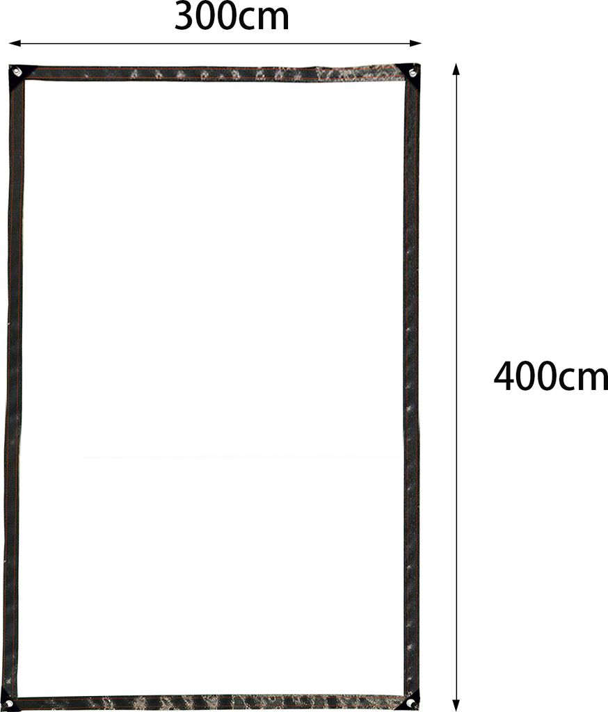 Jayseuw Telone trasparente impermeabile in PVC con Immagine del prodotto 