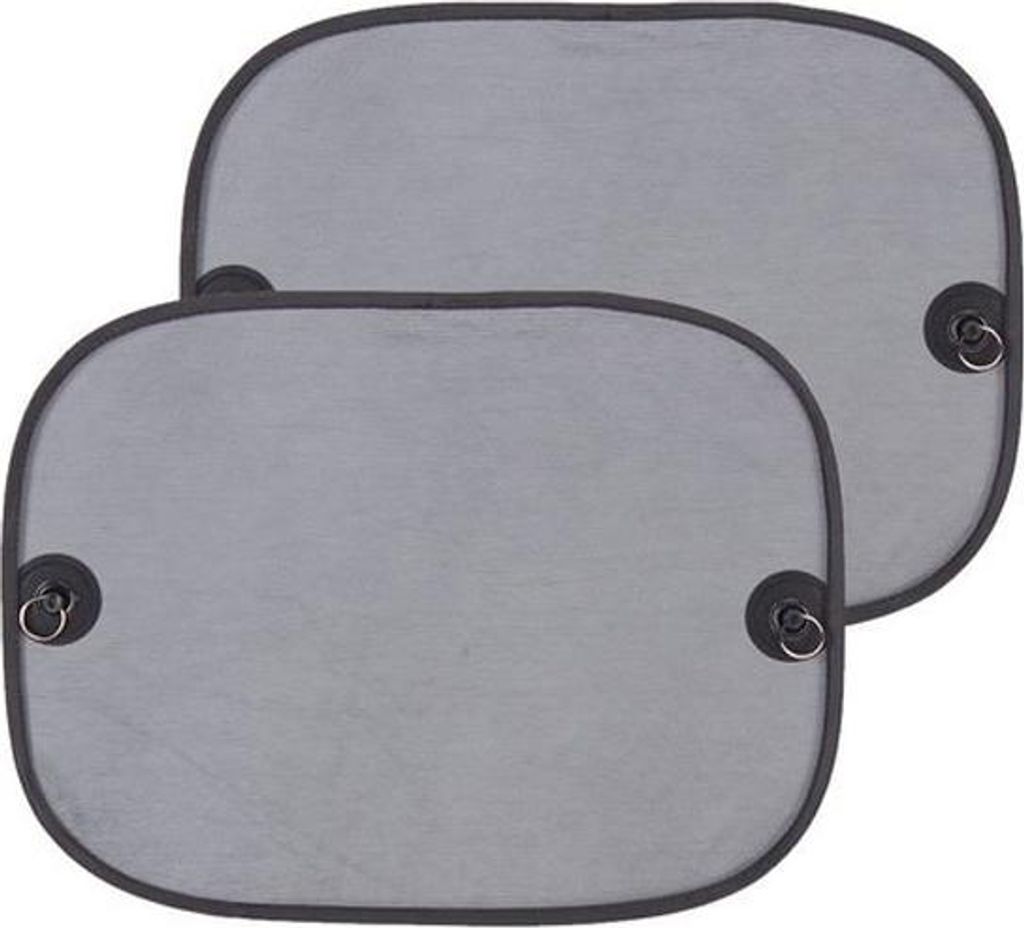 IWH KFZ-Sonnenschutz Springblende schwarz (B)440 x (H)360 mm 2 Stück