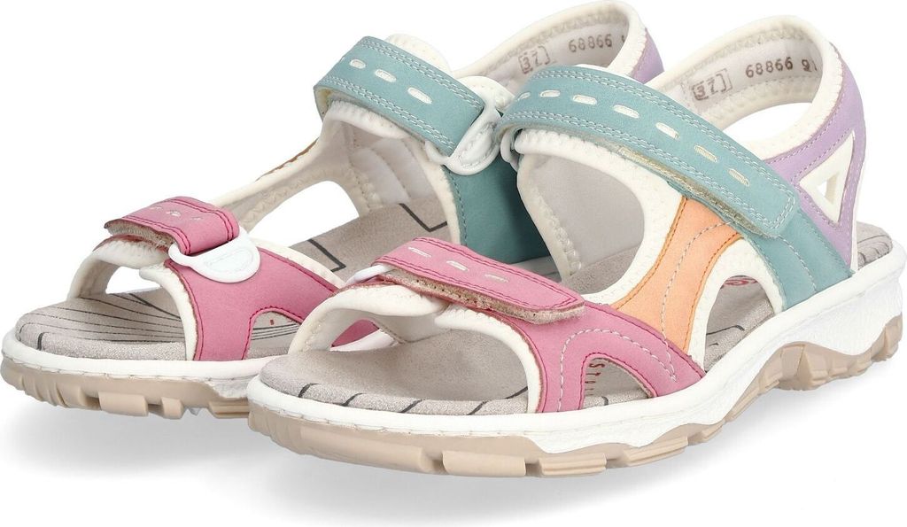 Rieker Damen Sandale bunt Trekking Outdoor gepolstert Produktbild 61