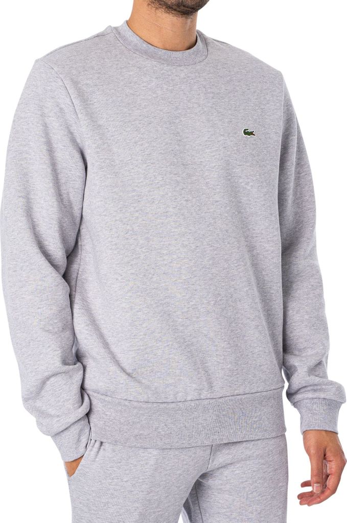 Lacoste Sweatshirt aus gebürsteter Baumwolle, Grau L Produktbild 10