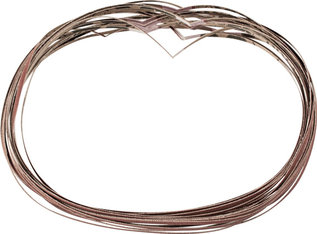 PFERD TOOLS Korund Schleifband BA 3x520mm A240 für universelle Anwendung mit Bandschleifer