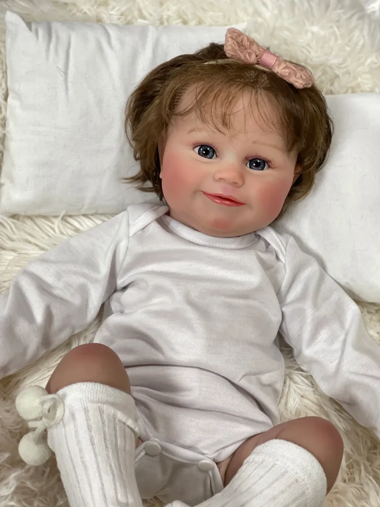 Poupée réaliste Maddie sans brillance pour un effet bébé véritable - 2