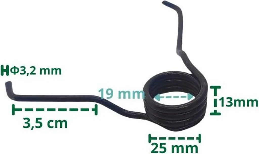 Ressort de pédale rotative 25mm pour changeur de pneus haute résistance - 2