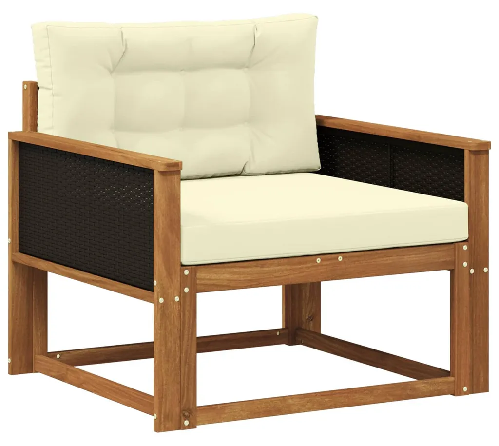 Canapé d'extérieur pour balcon et détente estivale ton naturel bio