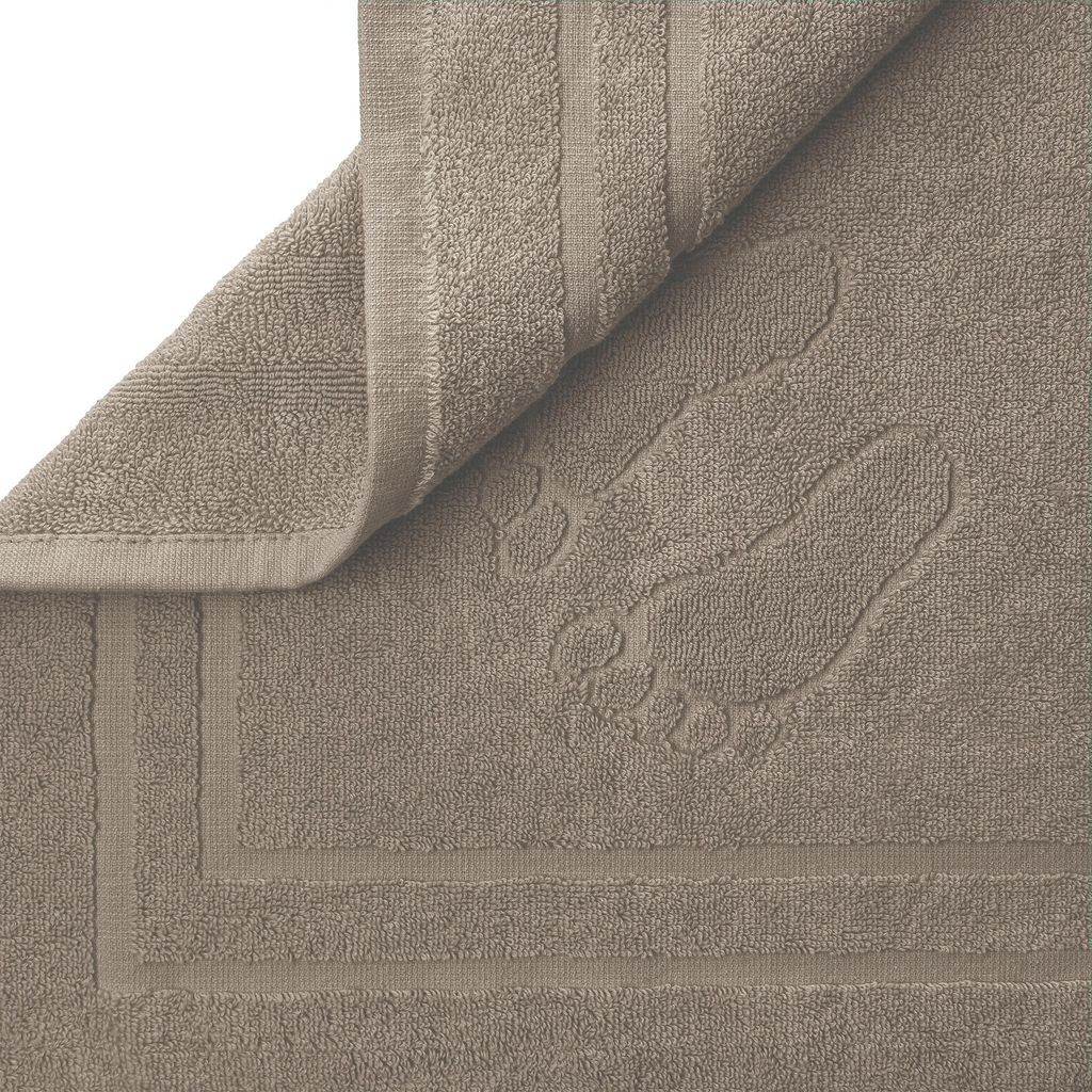 Dywanik Łazienkowy Ręcznik Stopka 50X70 Taupe 100% Bawełna Zdjęcie produktu 