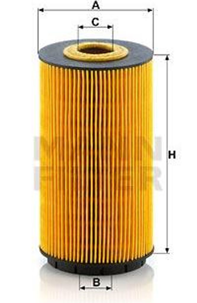MANN-FILTER HU 8010 z Ölfilter OE 07C115562E kompatibel mit Touareg, Phaeton, A8 4H, A8 4E