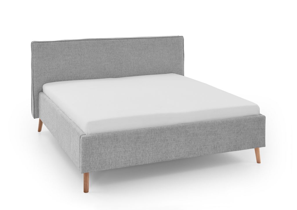 Meise Möbel Polsterbett Riva, minimalistisch, mit gepolsterten Kopf- und Fußteilen und großzügiger Liegefläche