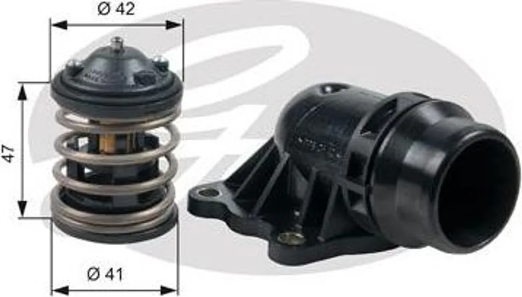 Thermostat GATES TH47487K2 haute résistance pour BMW Série 7 F01 E90