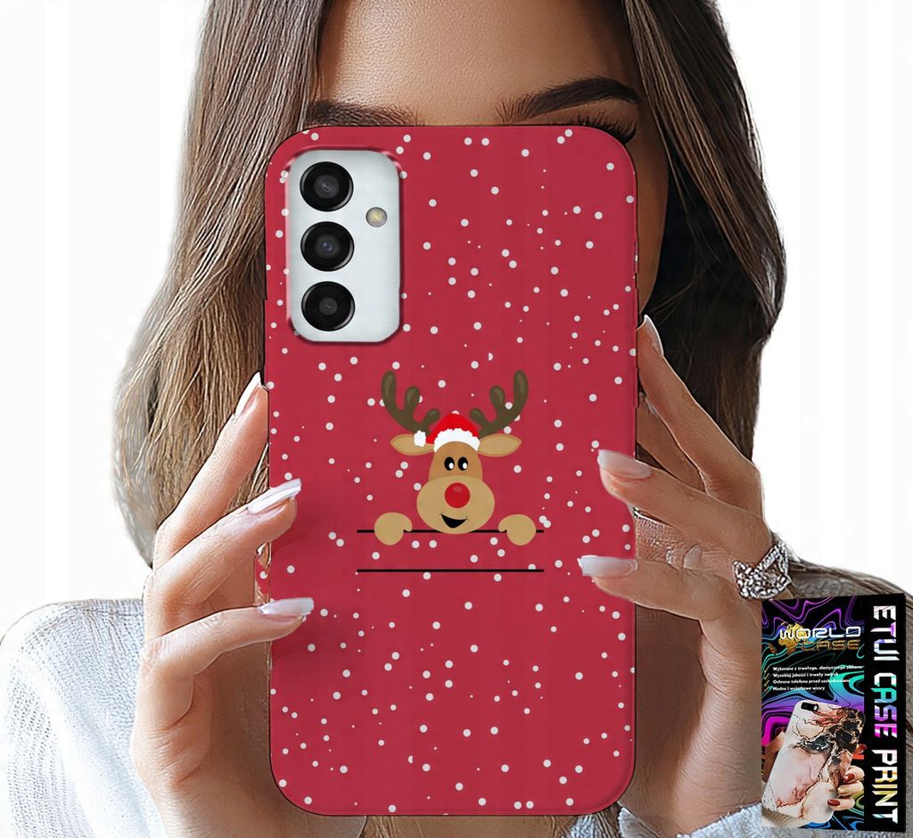 Gehäuse Für Samsung Galaxy M13 4G - Weihnachten Rentier Weihnachten + Glas