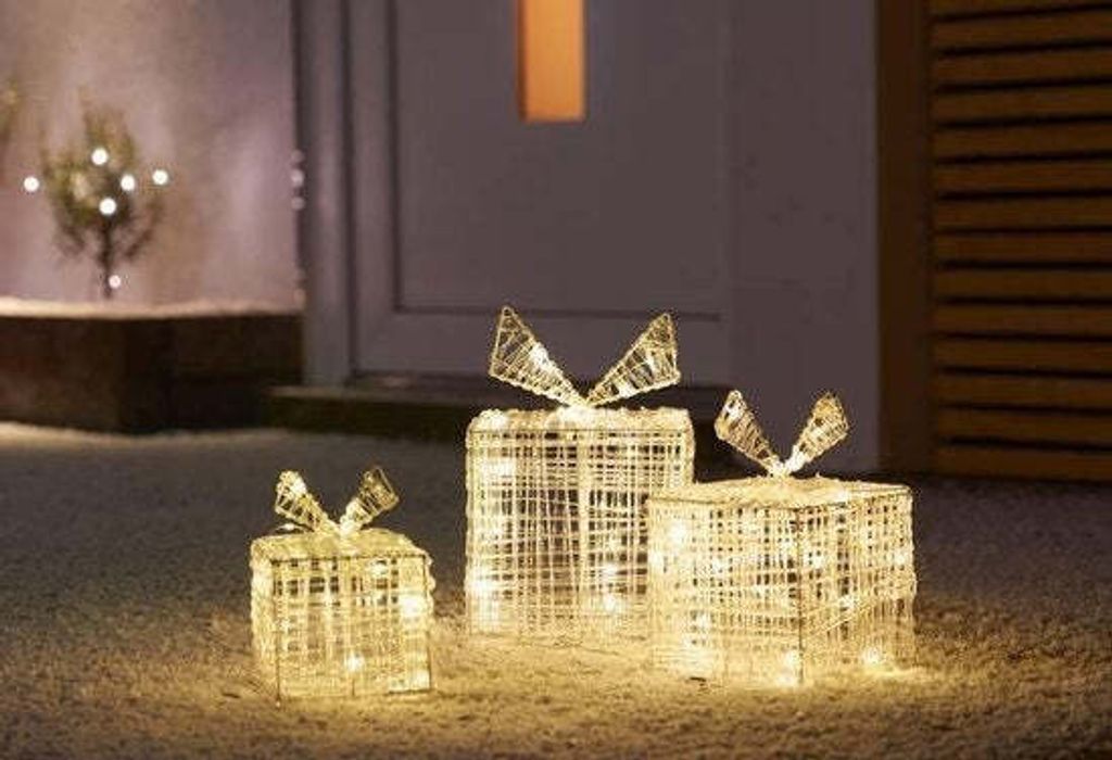 Darčeky" dekorácia 90 micro LED sada 3 Obrázok produktu 13