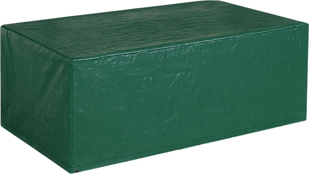 HP Schutzhaube Sitzgruppe Gartentisch Polyethylen Gewebe Grün 250 x 200 x 80 cm
