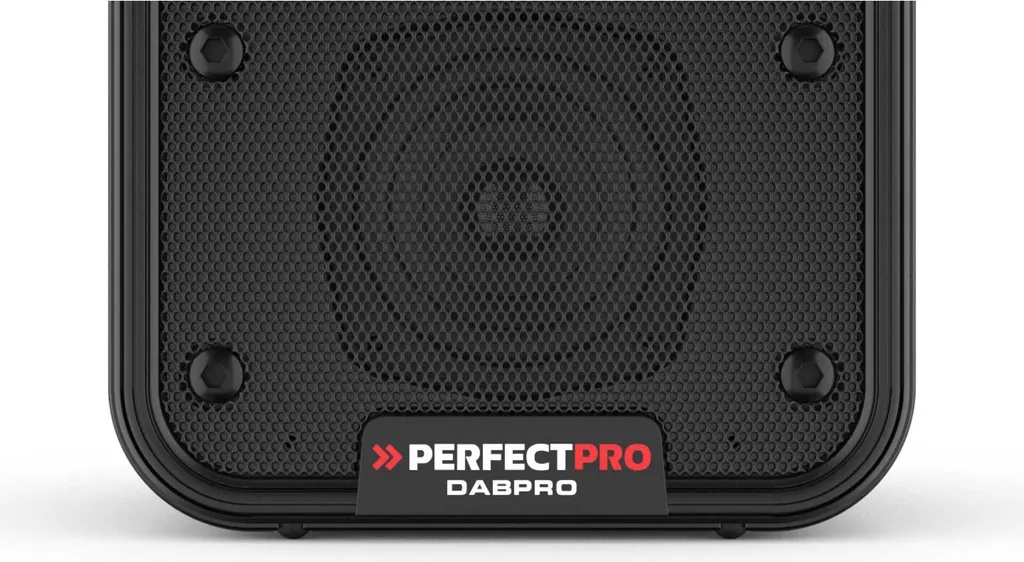 PerfectPro DABPRO Radio de chantier DAB+ Bluetooth robuste et puissante