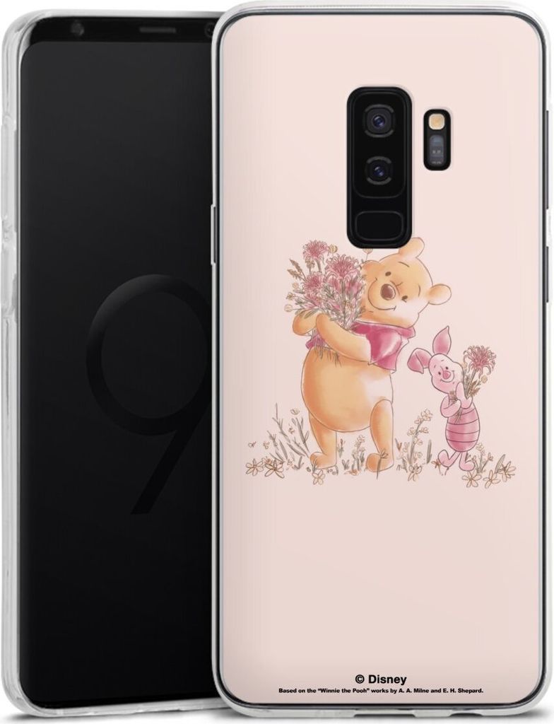 DeinDesign Handyhülle für Samsung Galaxy S9 Plus Silikon Hülle Case Smartphone Schutzhülle Disney Offizielles Lizenzprodukt Winnie Puuh Ferkel