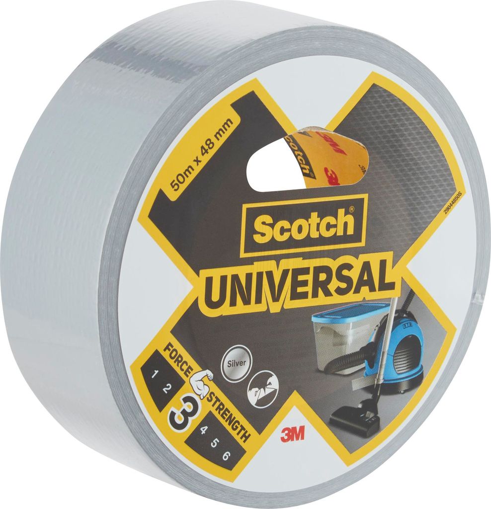 Scotch® Universal Klebeband 2904, silber, 50 m x 48 mm Produktbild 